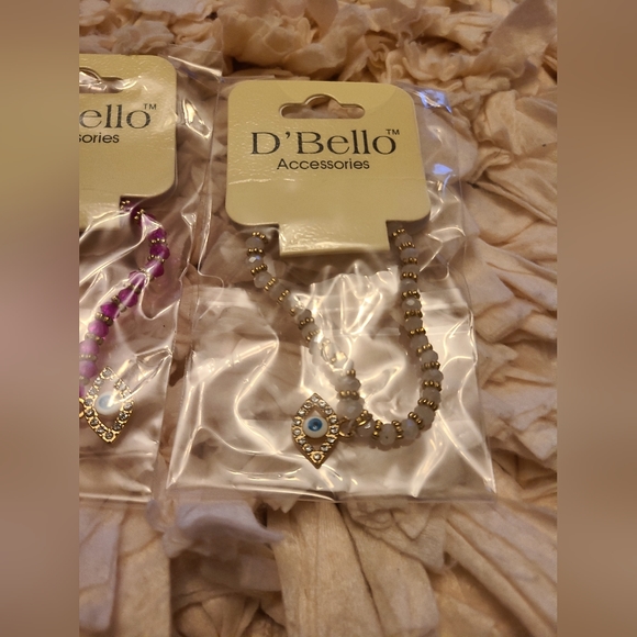 Two brand NWT D'Bello Accessories bracelets - Evil Eye Protection 🧿 - Picture 5 of 5